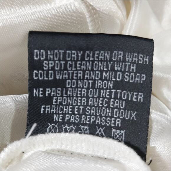 AIDAN MATTOX! SILK! CREAM SEQUIN & BEADED MERMAID INSPO GOWN, DRESS! SZ 4 - Picture 10 of 13